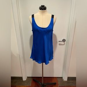 Theory Irea Blue Viscose Tank Top, Size L